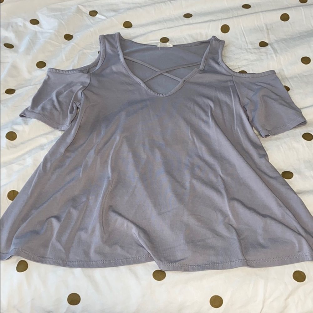 Cold shoulder top